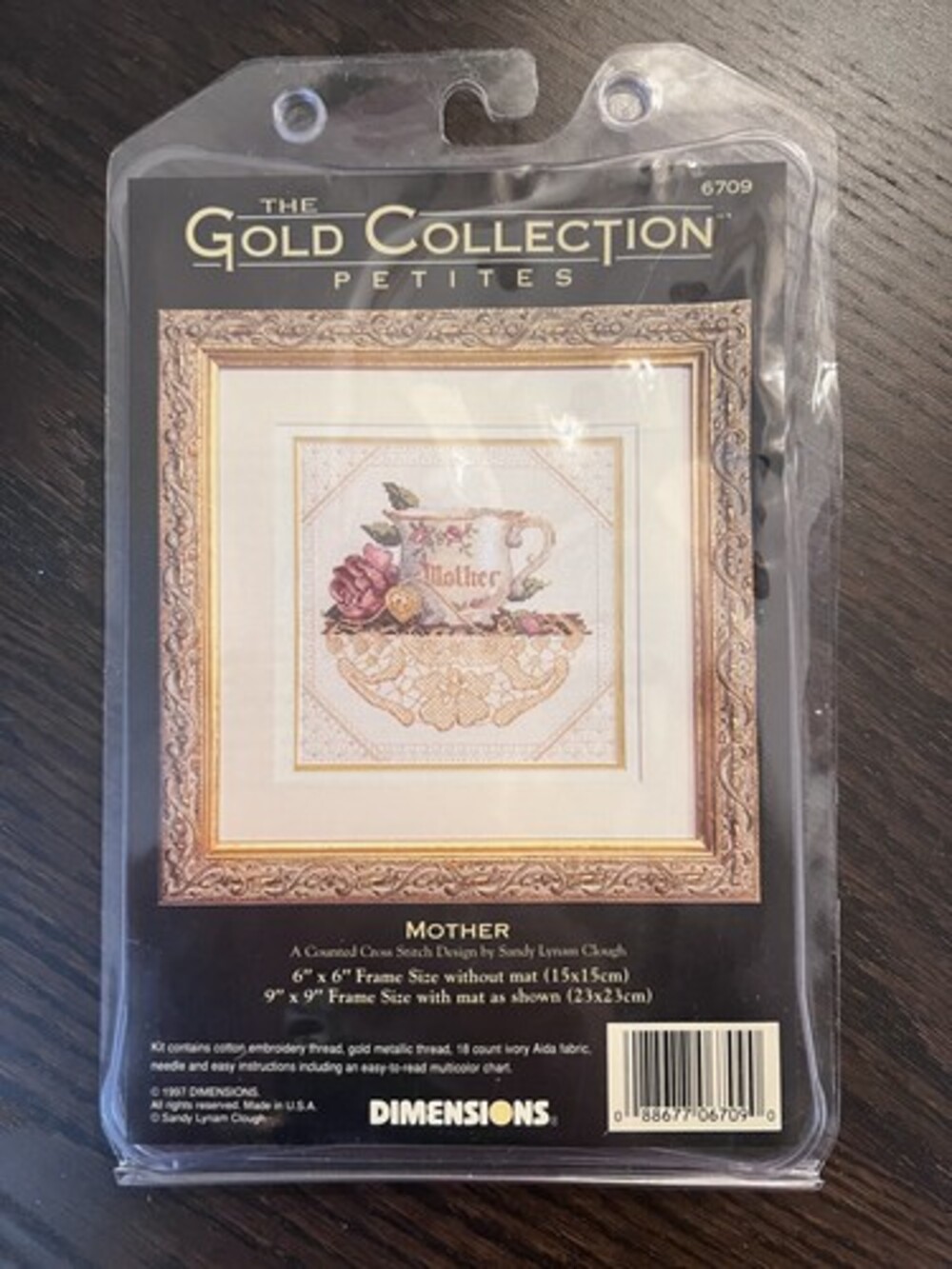 Dimensions 1997 Gold Collection Petites Mother Counted Cross Stitch Kit 6709